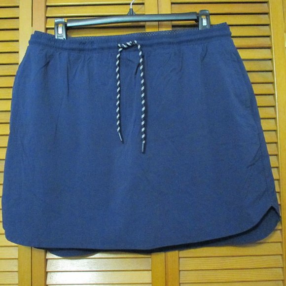Members Mark Woven Trek skort navy blue stretchy with pockets size XXL - Picture 1 of 6